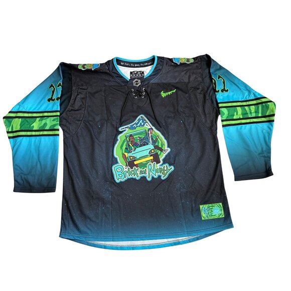 Rick & Morty Hockey Jersey by Elev808Designs Limited Edition - Picture 1 of 10